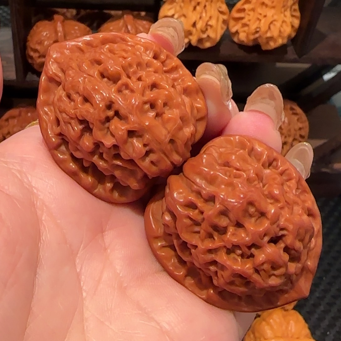 桃核吊坠官帽36精品1088