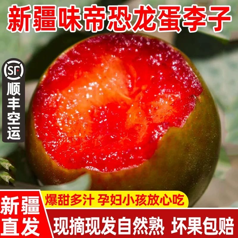 新疆阿克苏恐龙蛋味帝杏李子新鲜水果当季孕妇水果现摘现发
