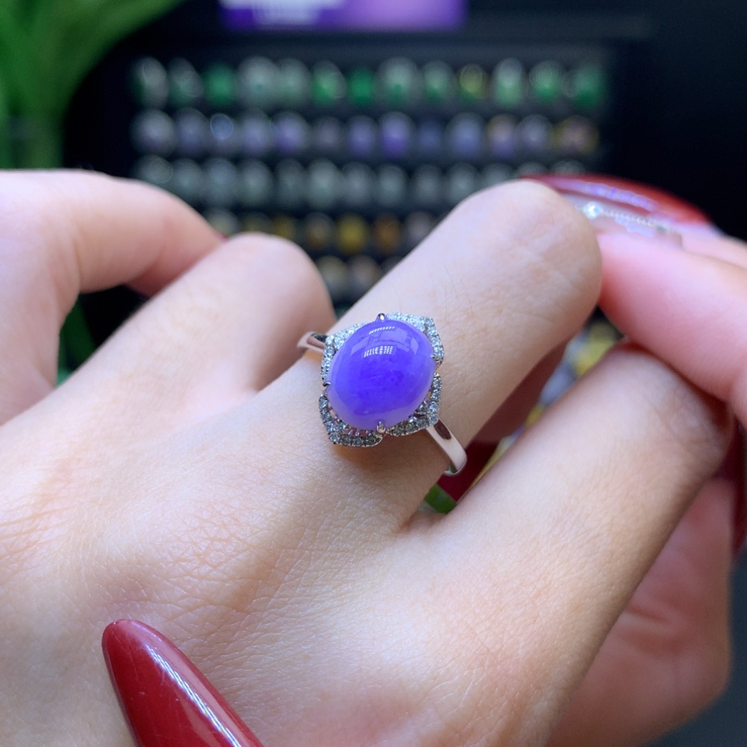 翡翠颈饰18K金镶嵌天然