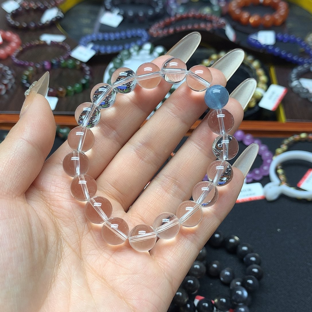 水晶手链未镶嵌亚*手链