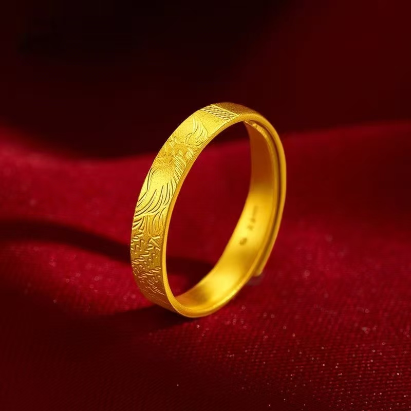 【顺丰配送 次日达】2025新款龙凤开口2.5g戒指款简约时尚百搭经典大气高定设计师款铜合金精品戒指K2