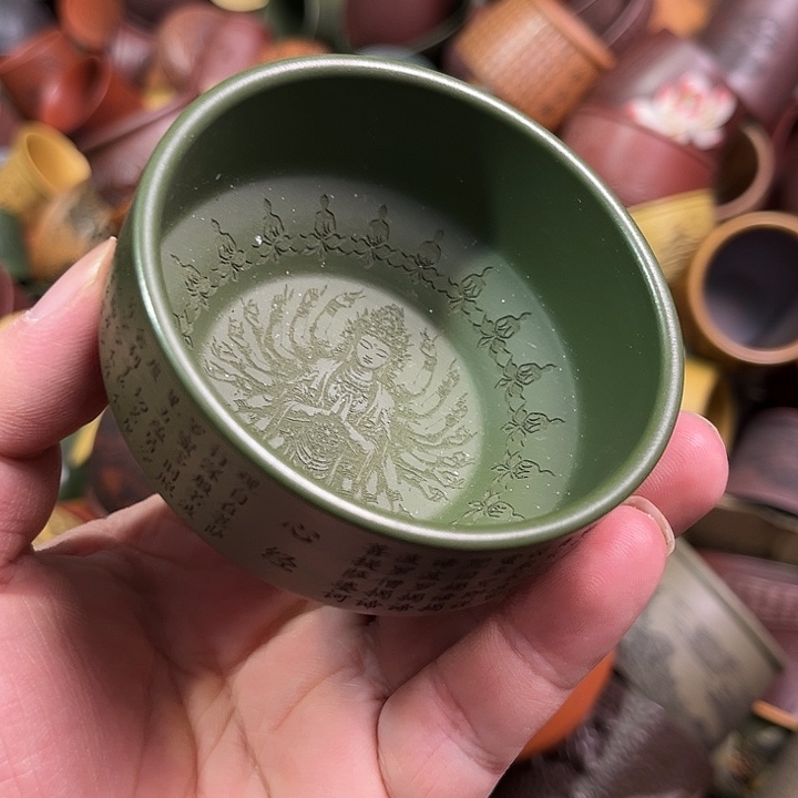 紫砂茶杯全手工紫砂主人杯