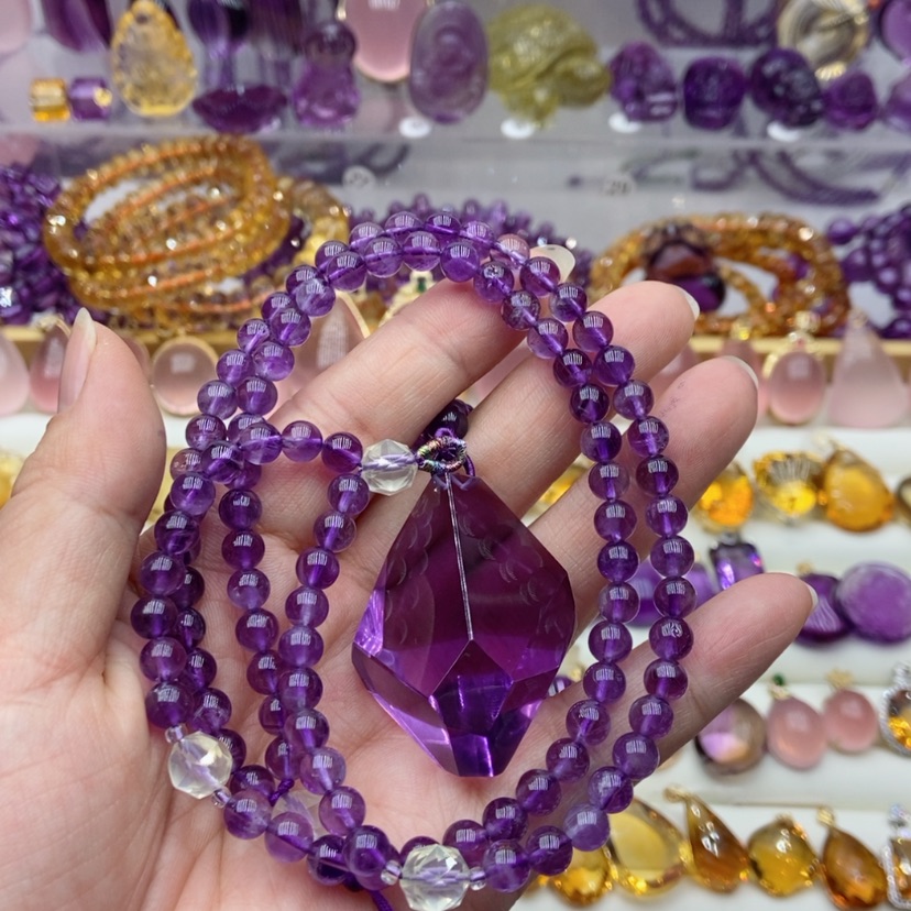 【闪购商品】水晶水晶吊坠未镶嵌