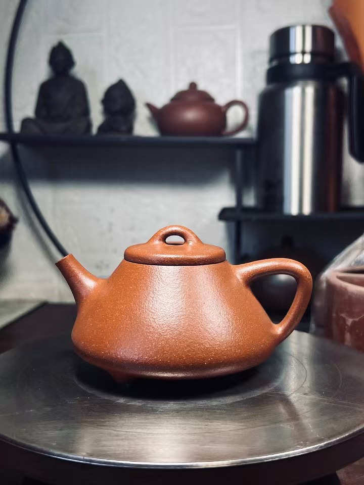 子冶石瓢 半手工制作 精挑红降坡 容量160cc