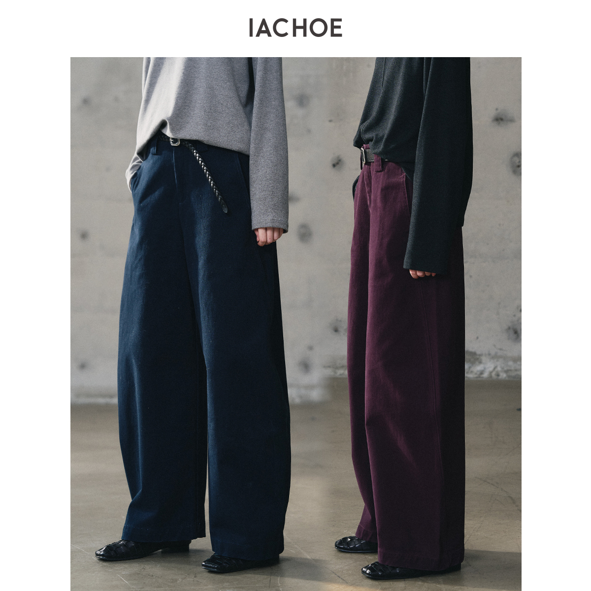 IACHOE热气球全棉阔腿休闲裤3671518008