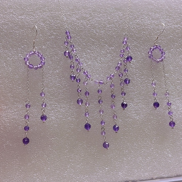 银S925镶嵌淡水珍珠耳饰