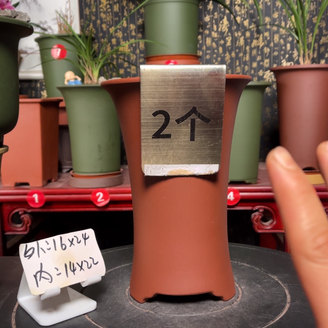 紫砂花盆紫砂花盆