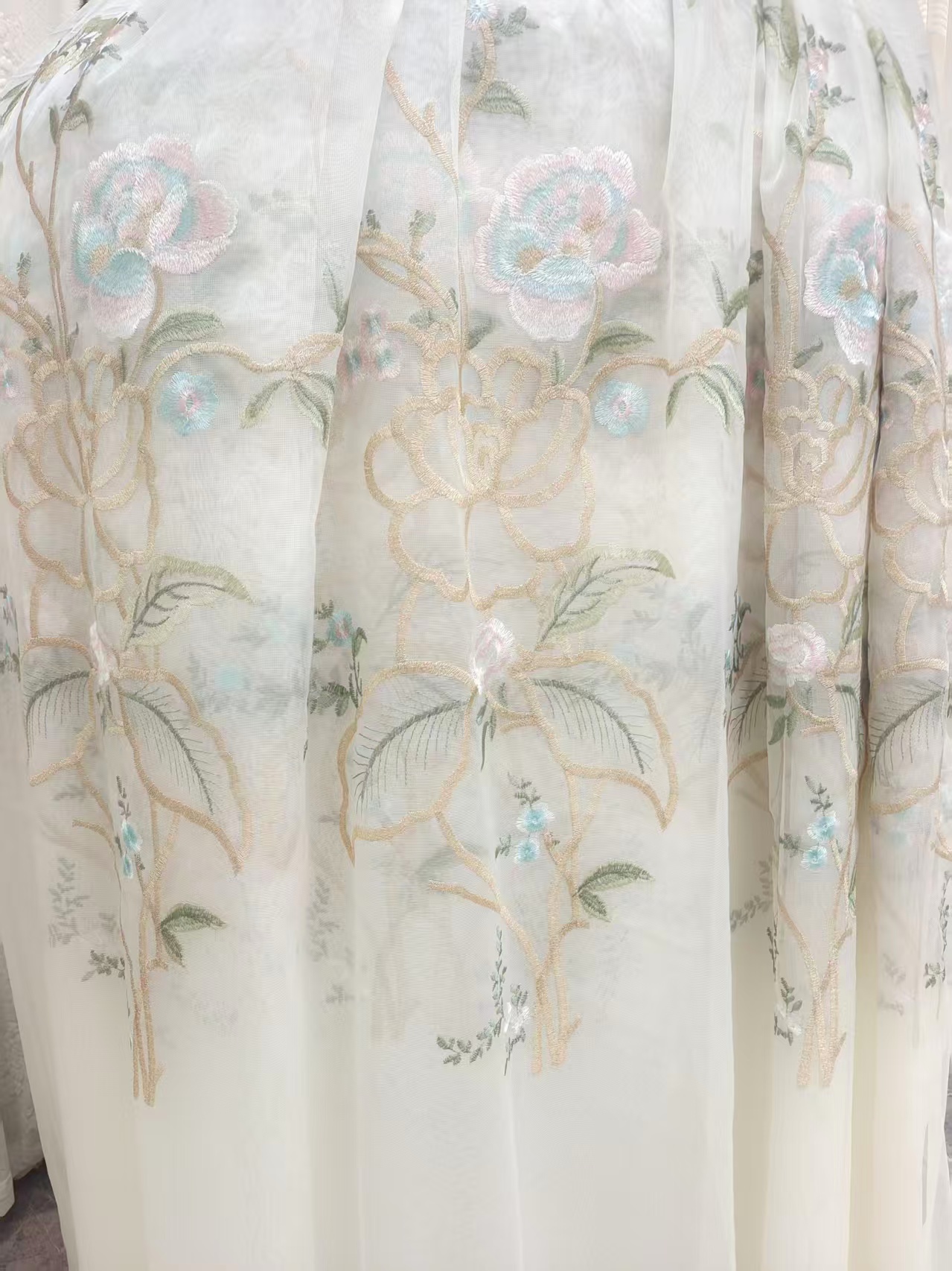 七彩万针刺绣牡丹（原创设计师款）