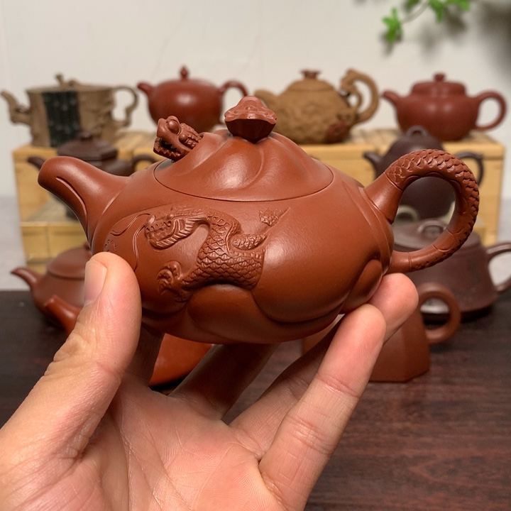紫砂茶壶鱼化龙刘老师