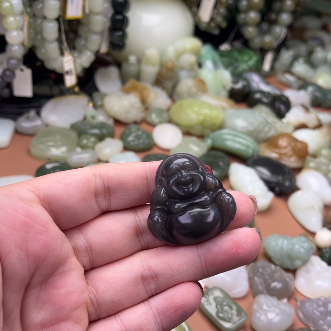 和田玉未镶嵌吊坠(不含链)