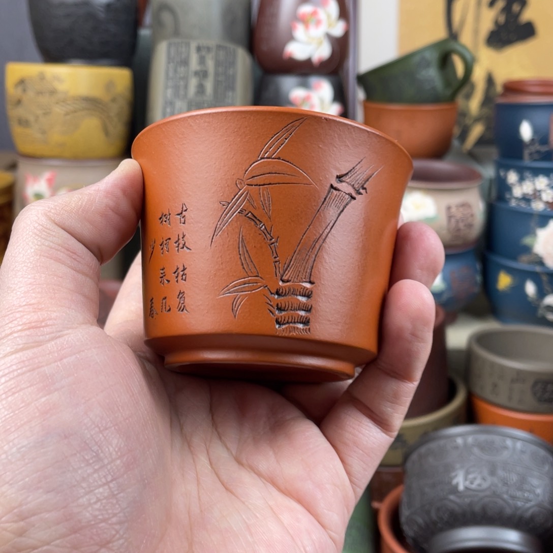 紫砂茶杯紫砂茶杯