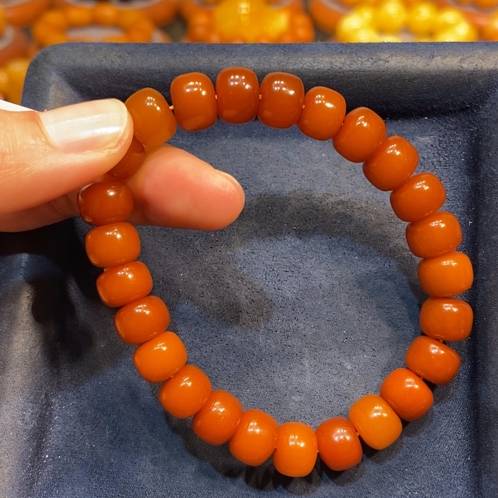 琥珀手链未镶嵌蜜蜡