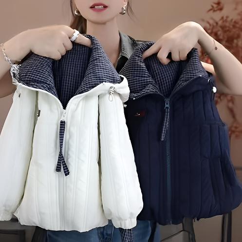 儿童加厚连帽外套秋冬款2025新款男女童冬季时髦洋气夹棉保暖上衣