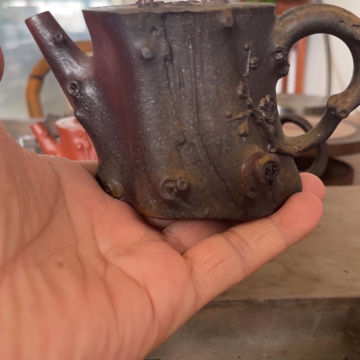 特价全手工树桩柴烧壶