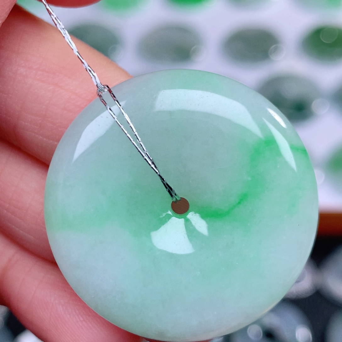 翡翠未镶嵌吊坠(不含链)32-5.9