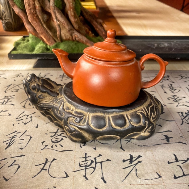 乌龟造型杯垫壶承茶托中式风格家居茶室装饰摆件