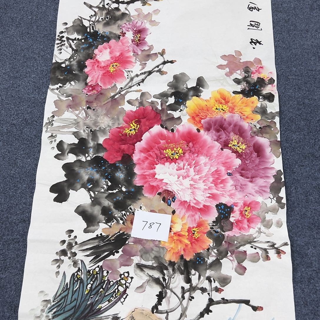 国画国画作品宣纸纯手绘