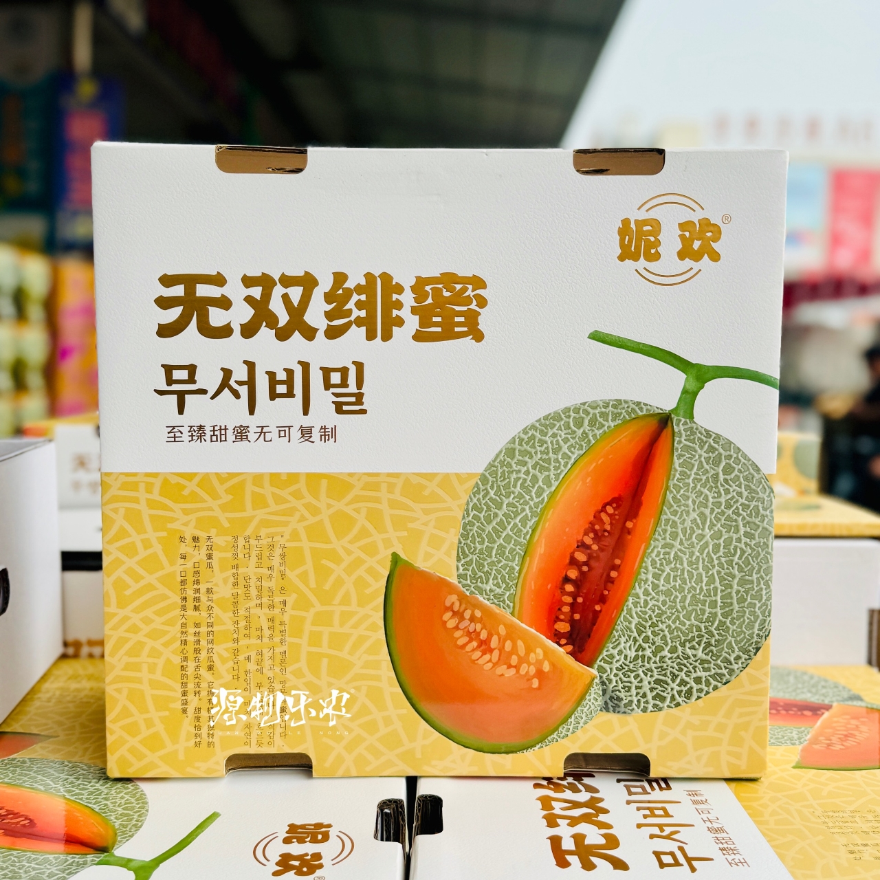 【无双绯蜜-海南红肉网纹瓜】2.8斤哈密瓜水果同城送