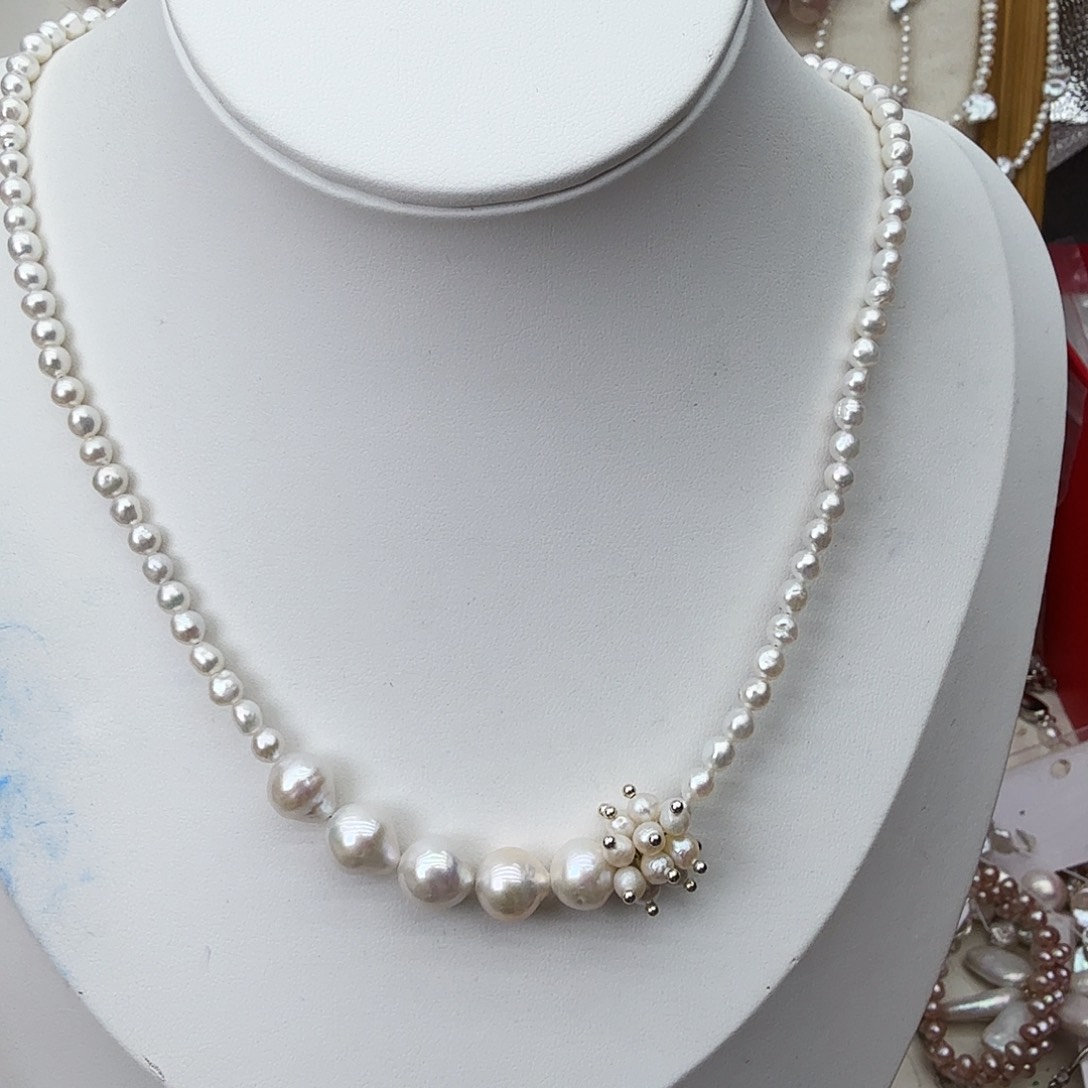 淡水珍珠颈饰未镶嵌