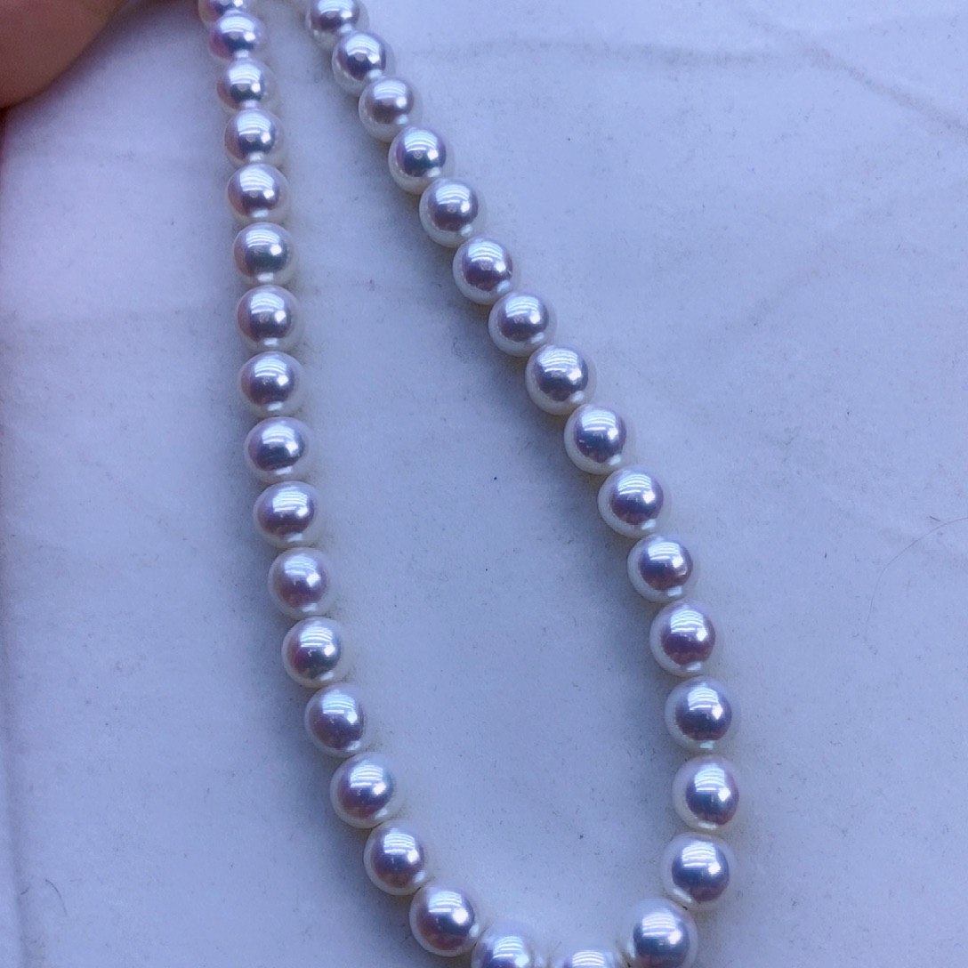 小***壳淡水珍珠银S925镶嵌颈饰