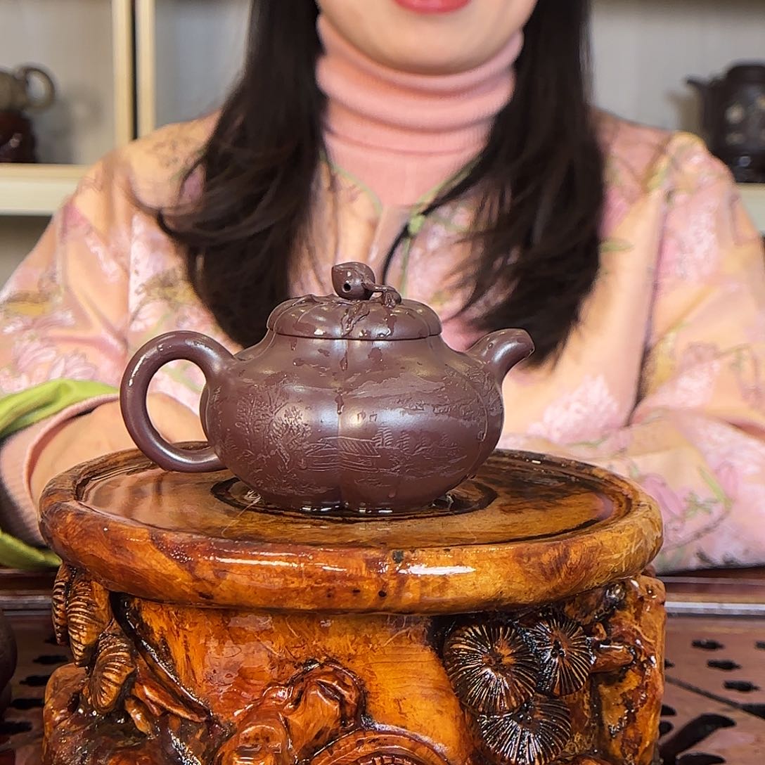 紫砂茶壶江亭亭老师245cc