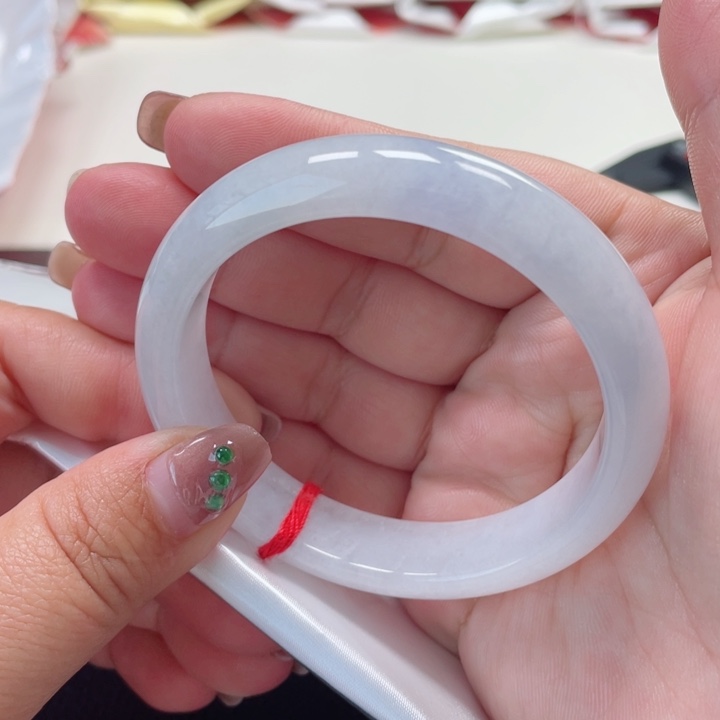 翡翠手镯未镶嵌缅甸翡翠手镯56圈