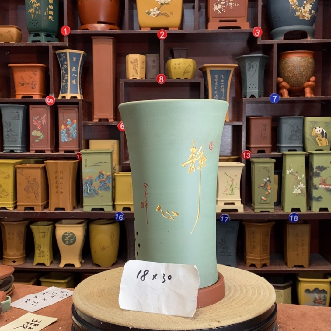 紫砂花盆紫砂花盆