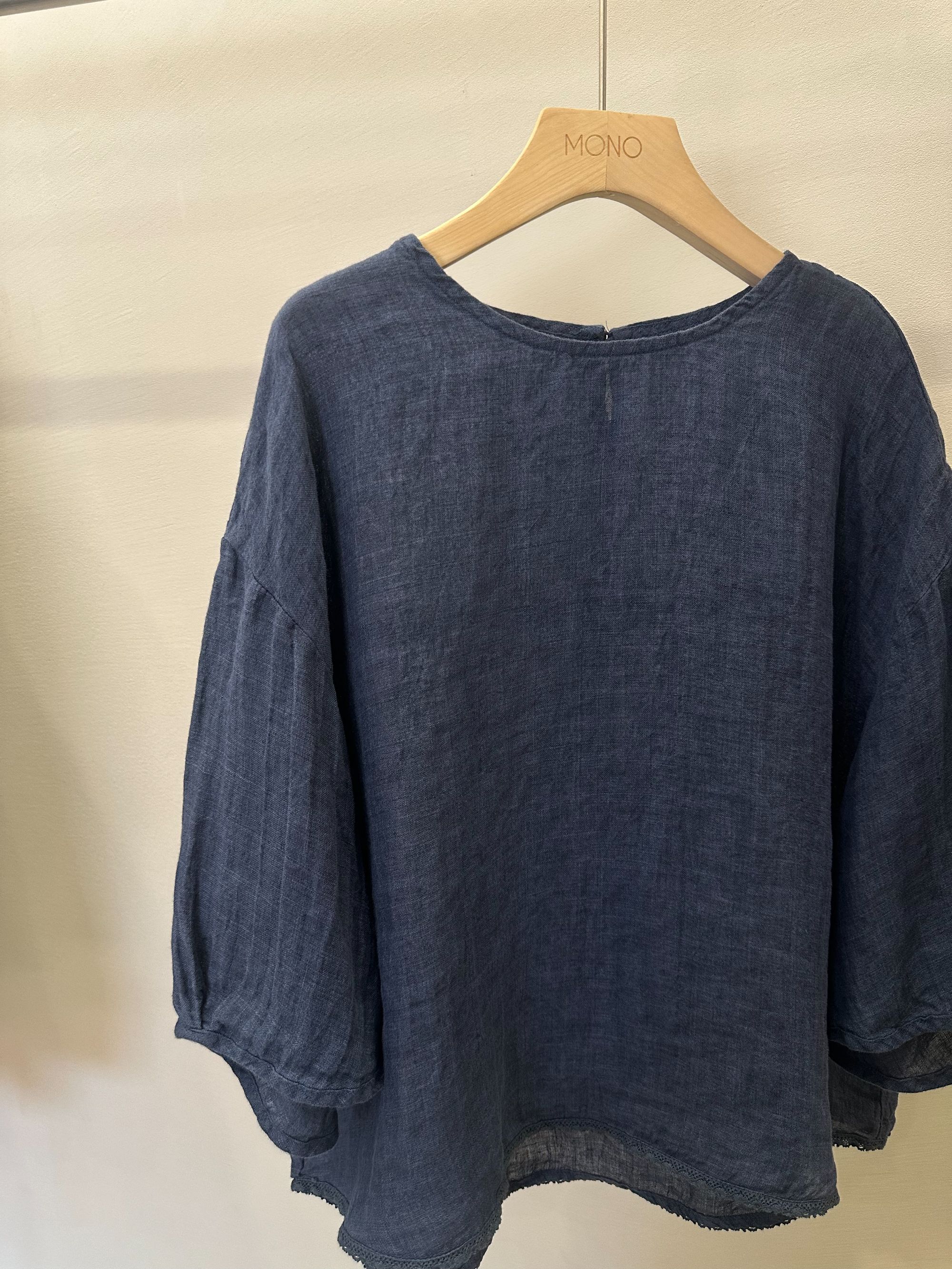 韩国正品/不支持退换/op/后捏褶圆领麻衫/0529/L15H6/32