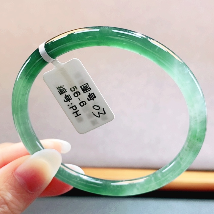 翡翠未镶嵌手镯翡翠手镯20