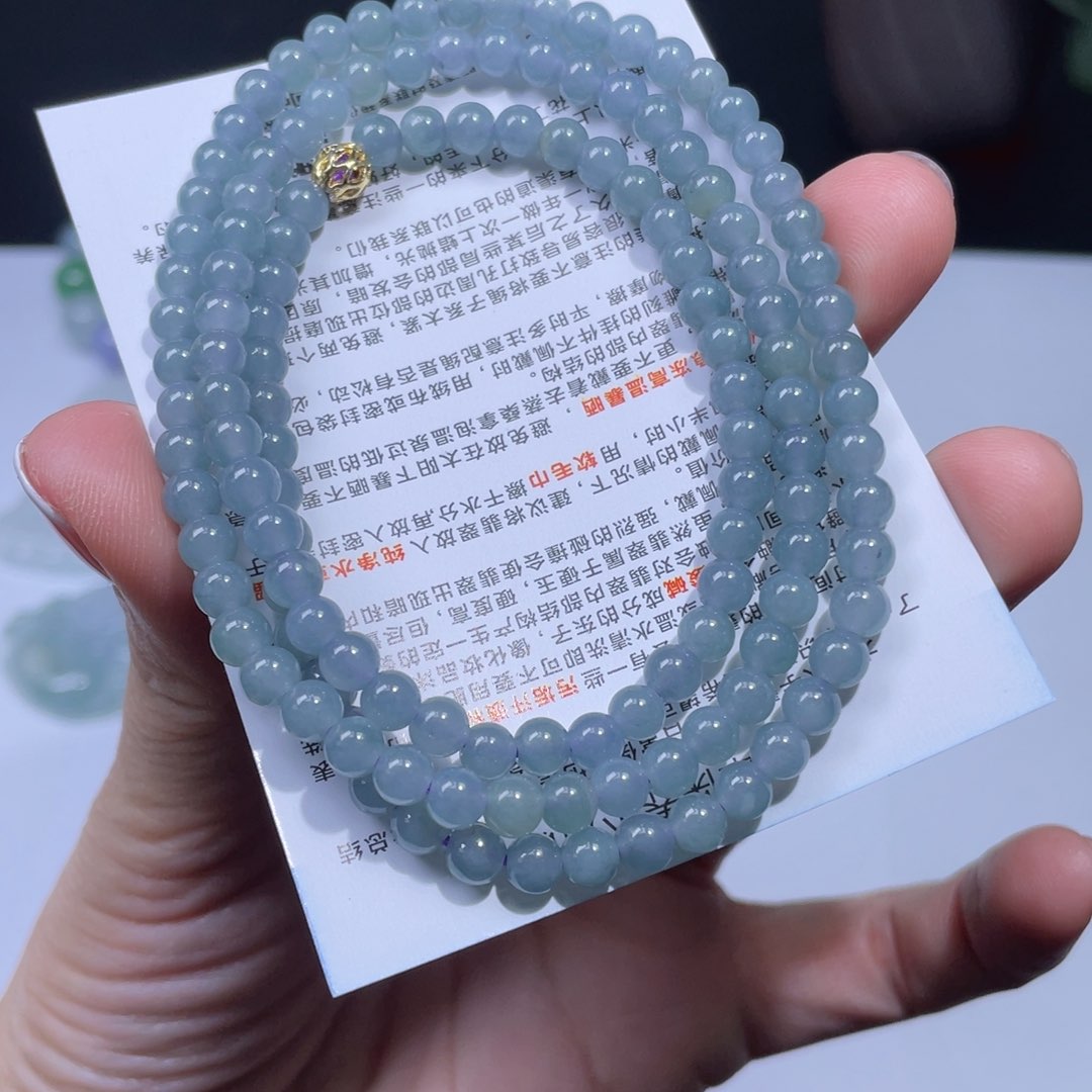 翡翠颈饰未镶嵌手串