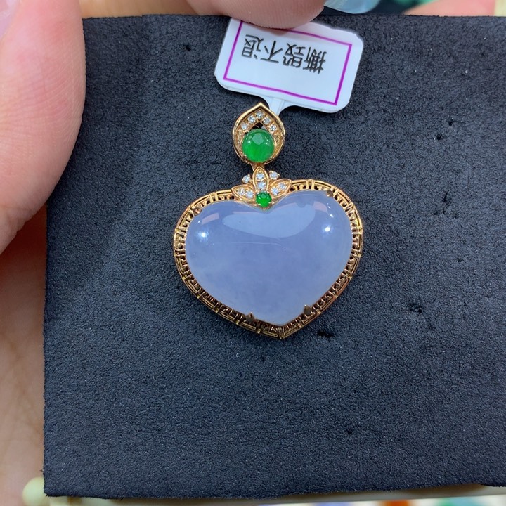 18K金镶嵌手链翡翠翡翠