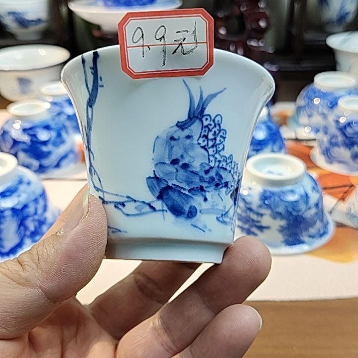 景德镇手工手绘陶瓷杯子