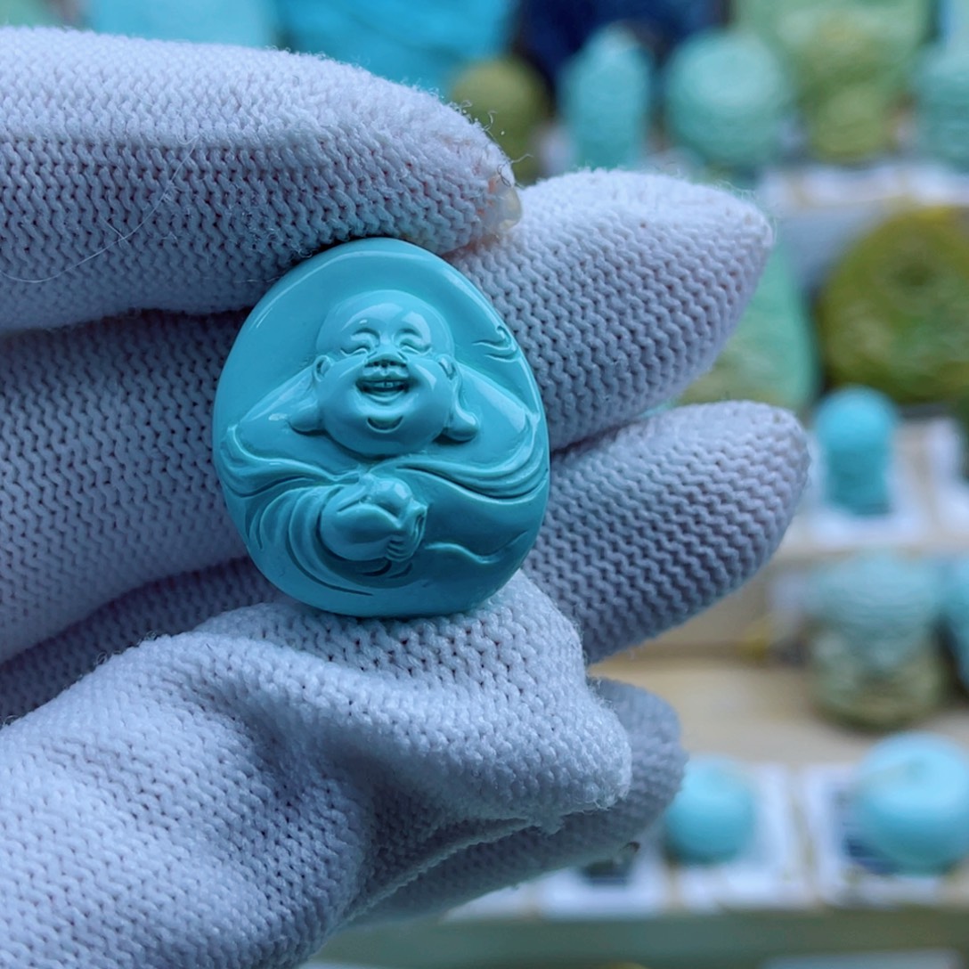 绿松石未镶嵌珠宝奇石