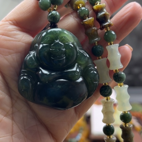 岫玉未镶嵌挂件挂件