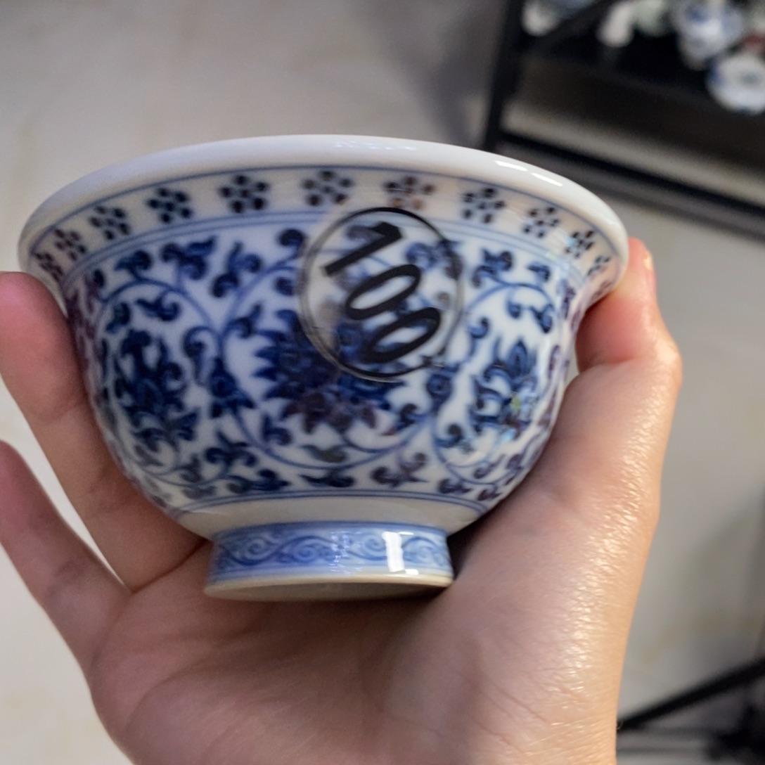 手工手绘柴窑单杯