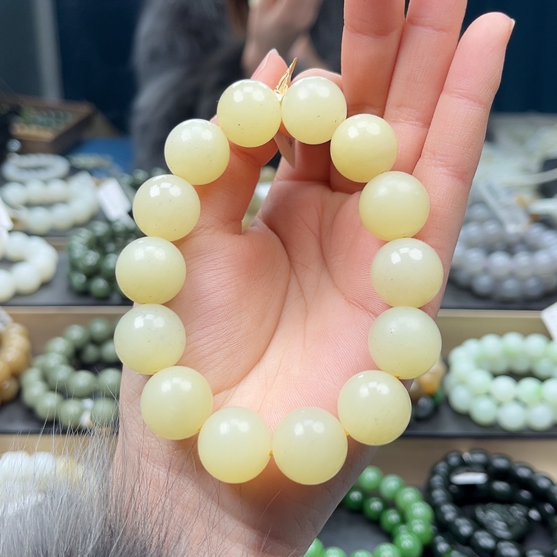 和田玉手链未镶嵌