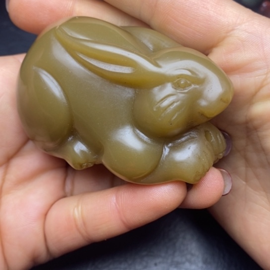 和田玉（糖玉）挂件未镶嵌