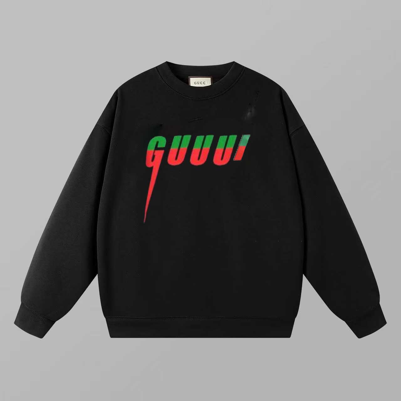 115号链接--【G家闪电刀锋卫衣】圆领男春季复古卫衣情侣套头款卫衣