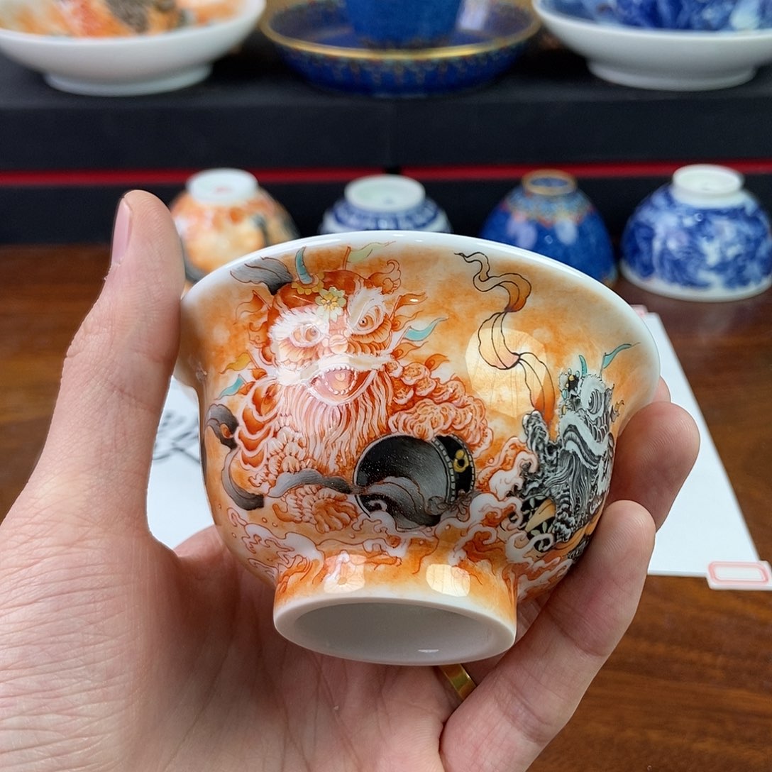 杯景德镇手绘陶瓷艺术