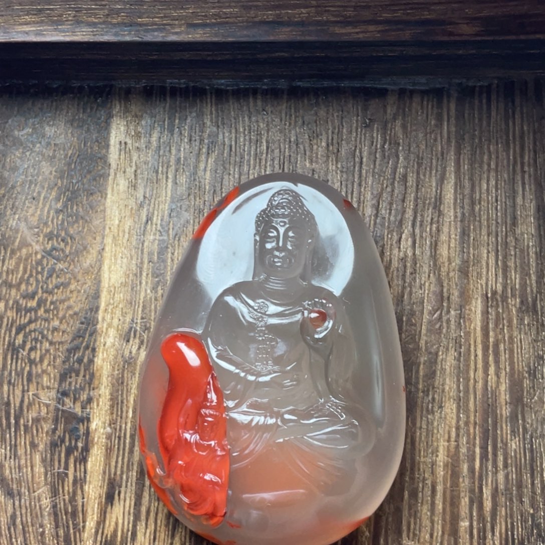 沧***田颈饰未镶嵌南红玛瑙