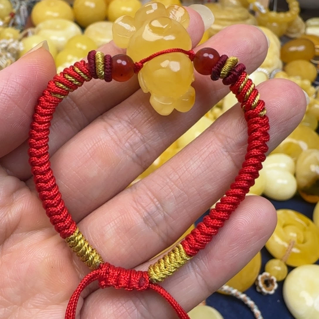 蜜蜡未镶嵌颈饰天然蜜蜡