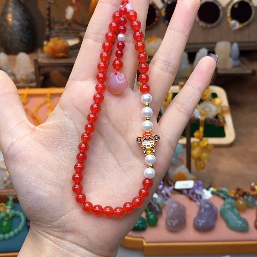 玛瑙/玉髓车挂未镶嵌挂件