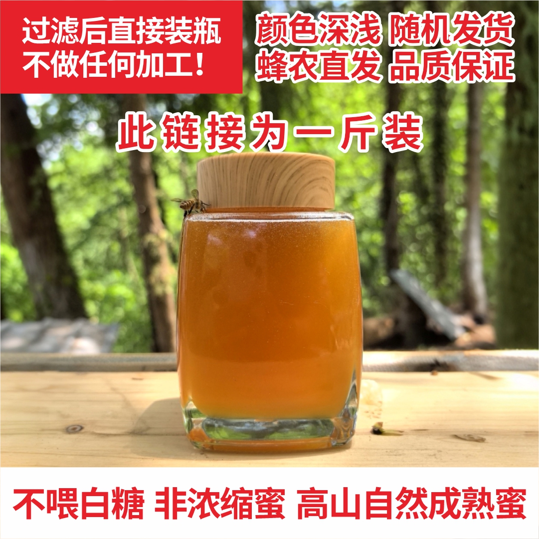 中蜂高山土蜂蜜农家土蜂蜜百花蜜原蜜500g