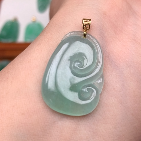 翡翠吊坠(不含链)未镶嵌