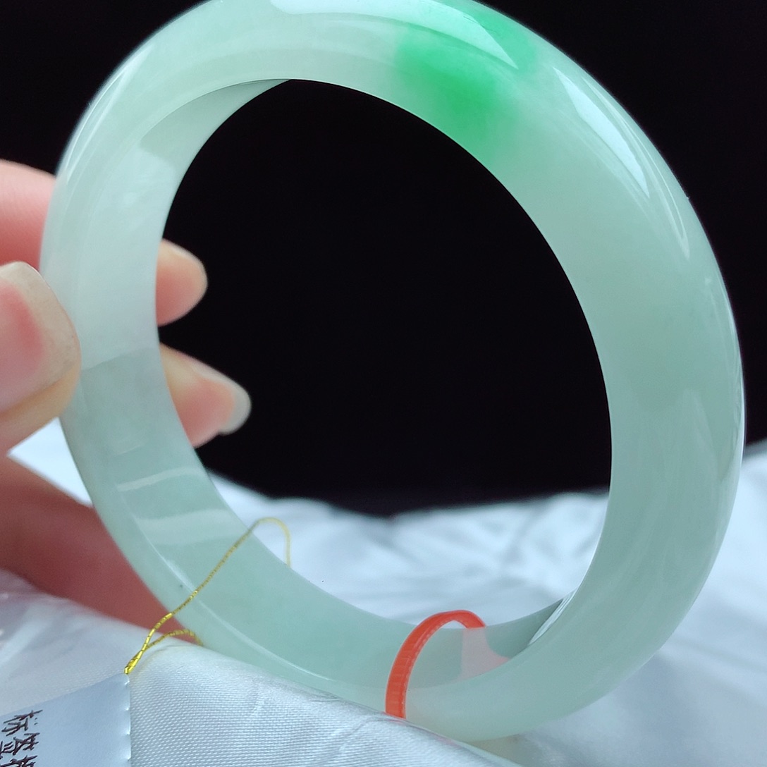 未镶嵌手镯翡翠54圈931