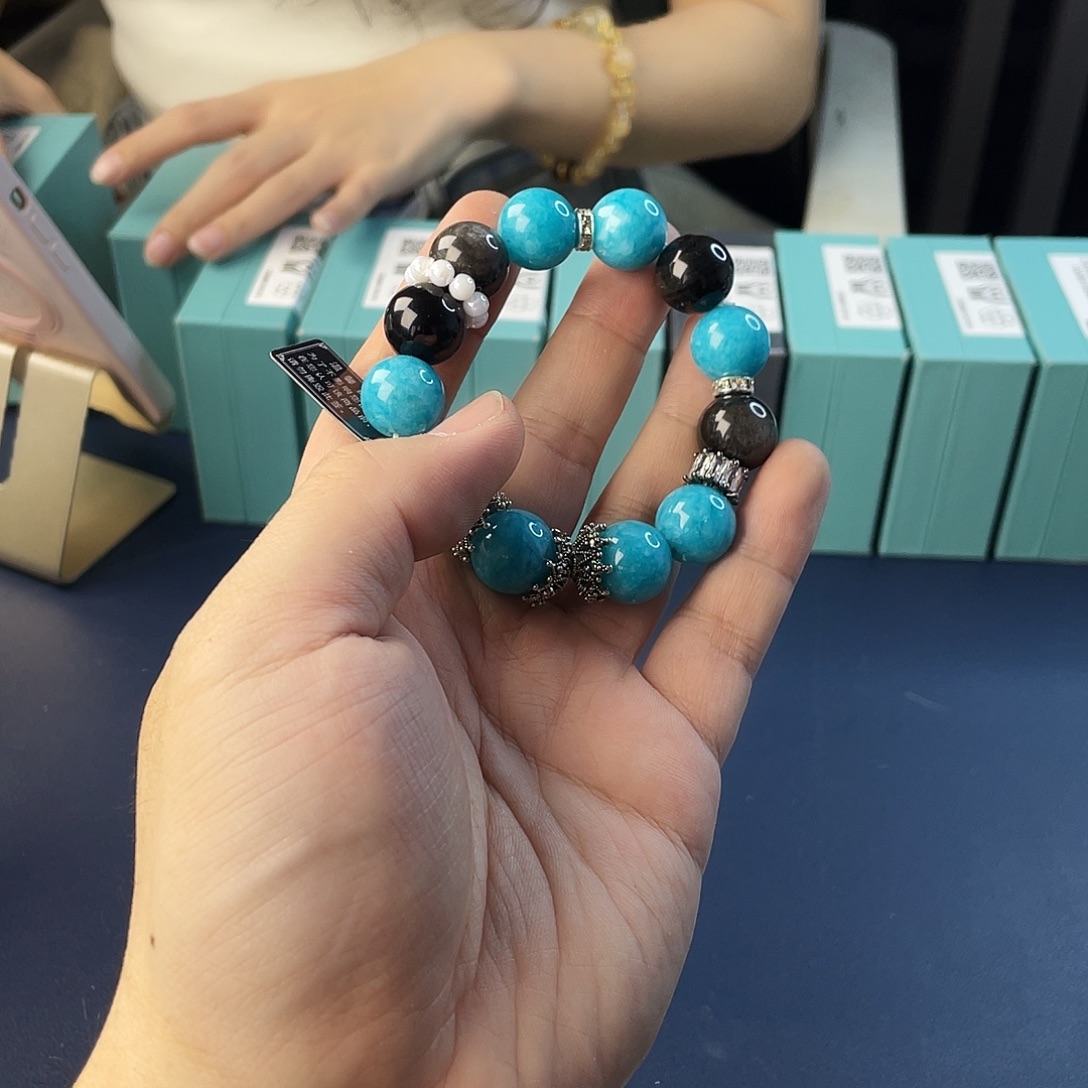 银S925镶嵌水晶手链