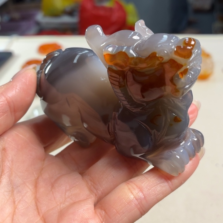 玛瑙/玉髓未镶嵌吊坠(不含链)