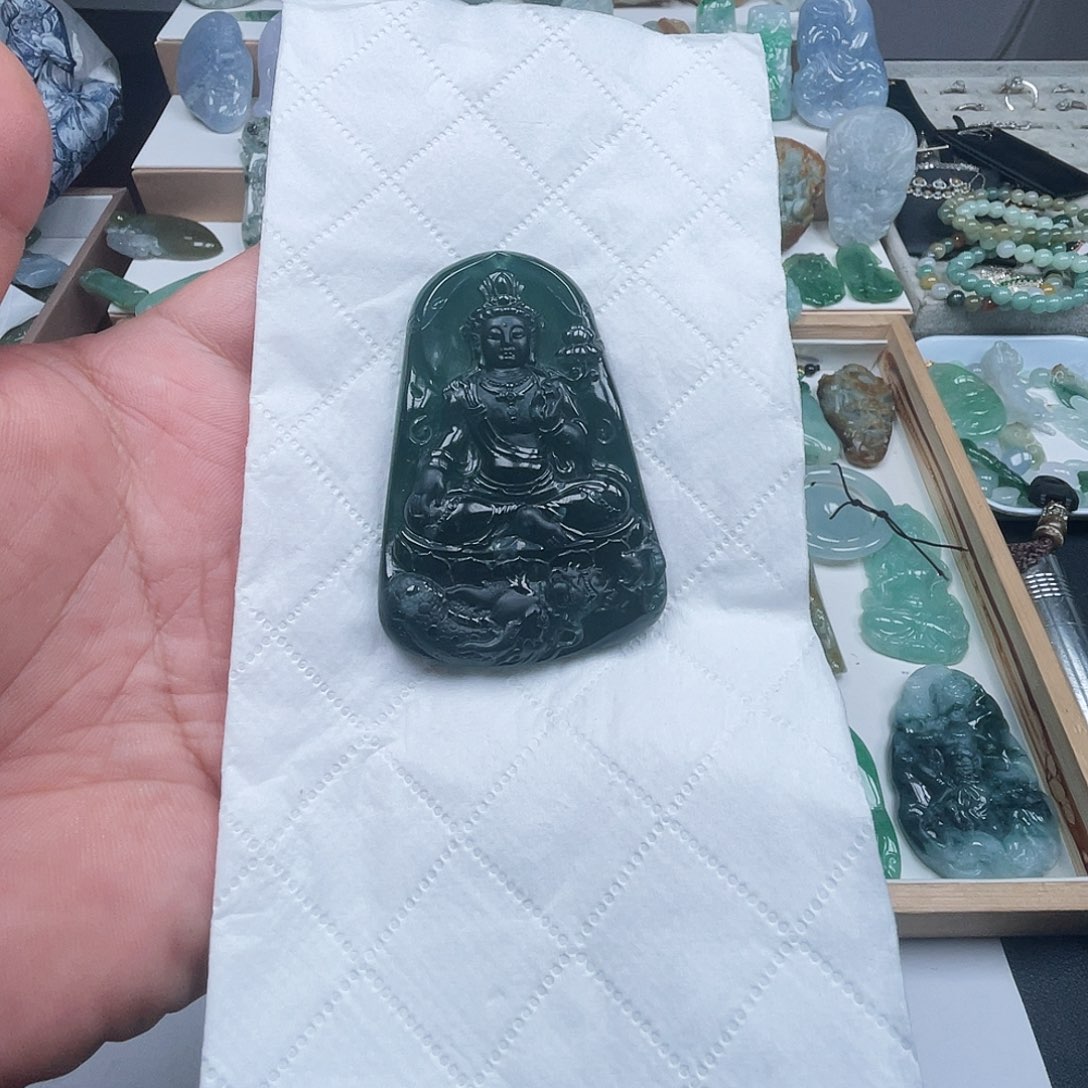 诺***亚翡翠未镶嵌吊坠(不含链)