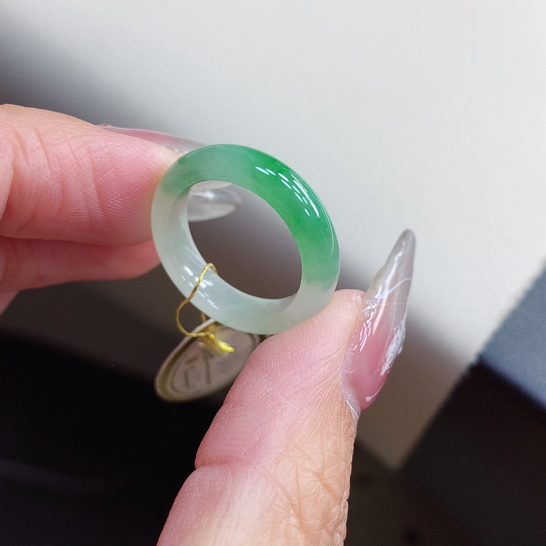 翡翠戒指未镶嵌15号