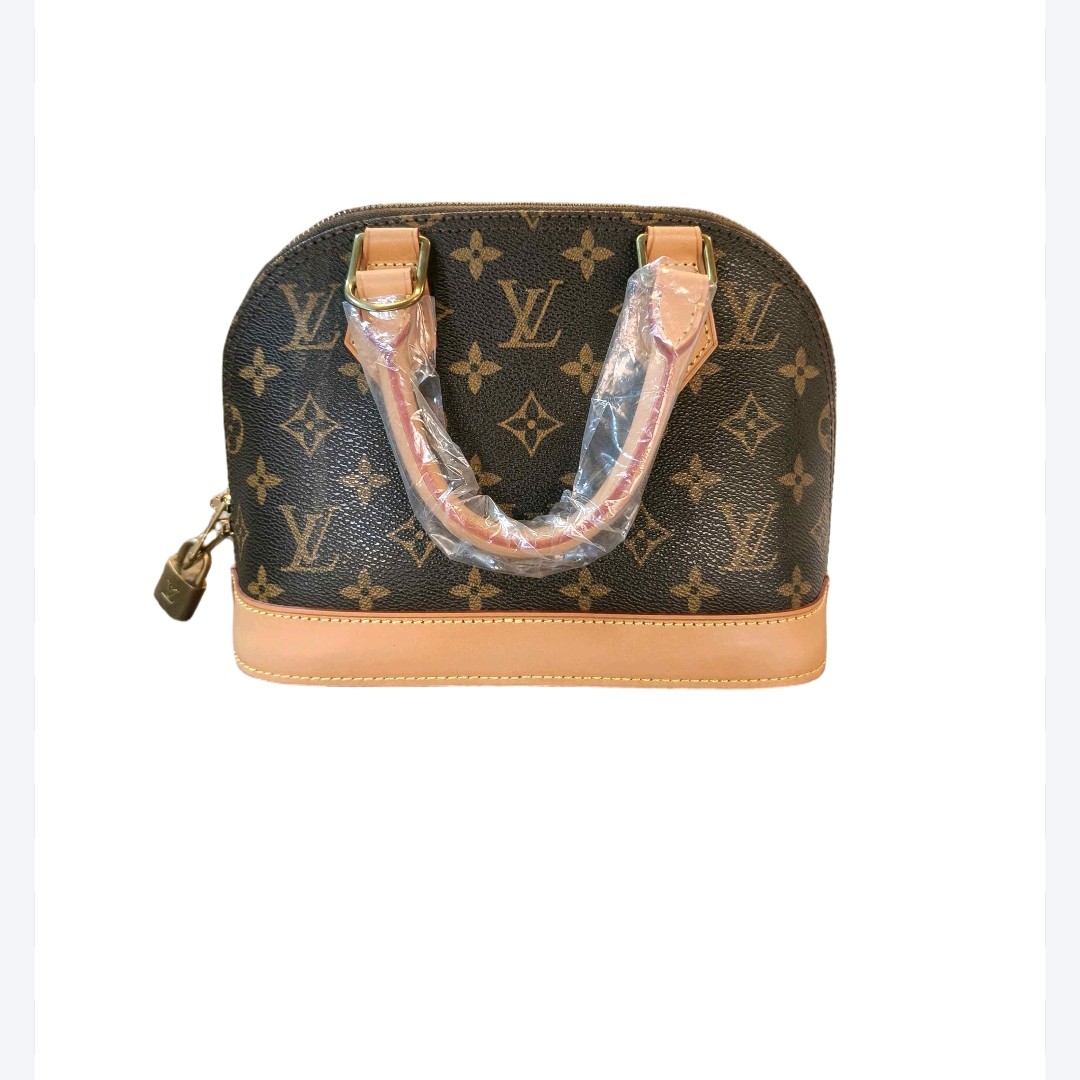 95新 LouisVuitton/路易威登 老花小号贝壳包单肩斜挎手提